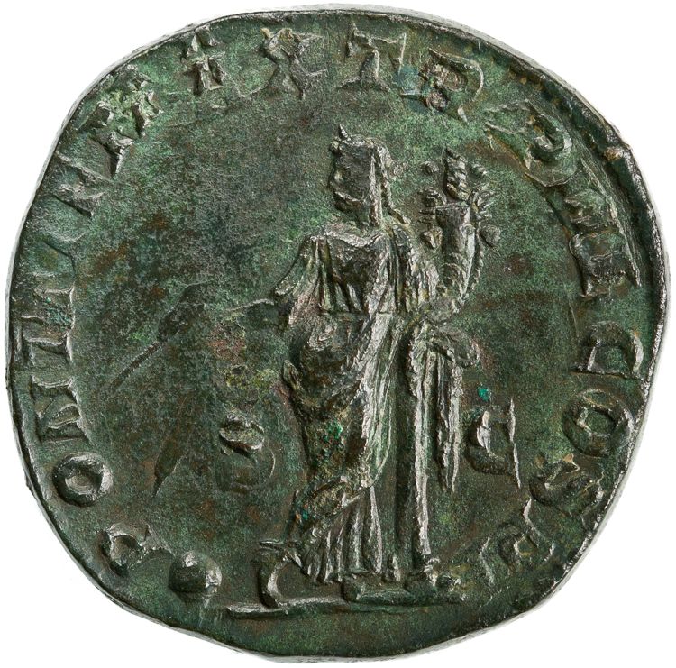 RIC IV Severus Alexander 414, реверс, American Numismatic Society (ans)