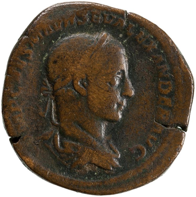 RIC IV Severus Alexander 560, аверс, American Numismatic Society (ans)