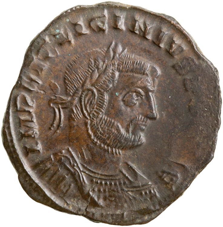 RIC VI Siscia 233a, аверс, American Numismatic Society (ans)