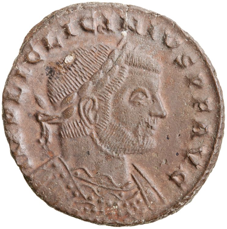 RIC VI Siscia 233a, аверс, American Numismatic Society (ans)