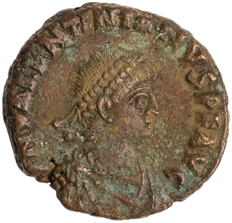 RIC IX Alexandria 18A, аверс, American Numismatic Society (ans)