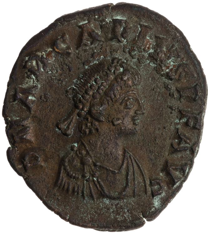 RIC IX Alexandria 18D, аверс, American Numismatic Society (ans)