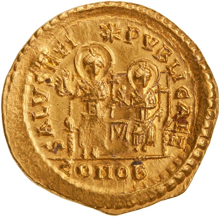RIC X Theodosius II (East) 237, реверс, American Numismatic Society (ans)