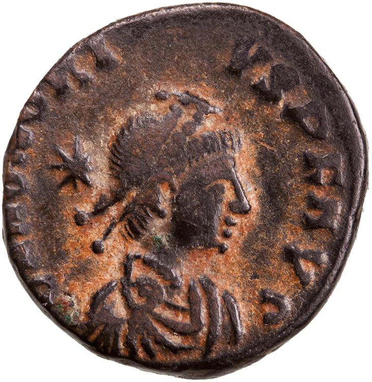 аверс RIC X Theodosius II (East) 403