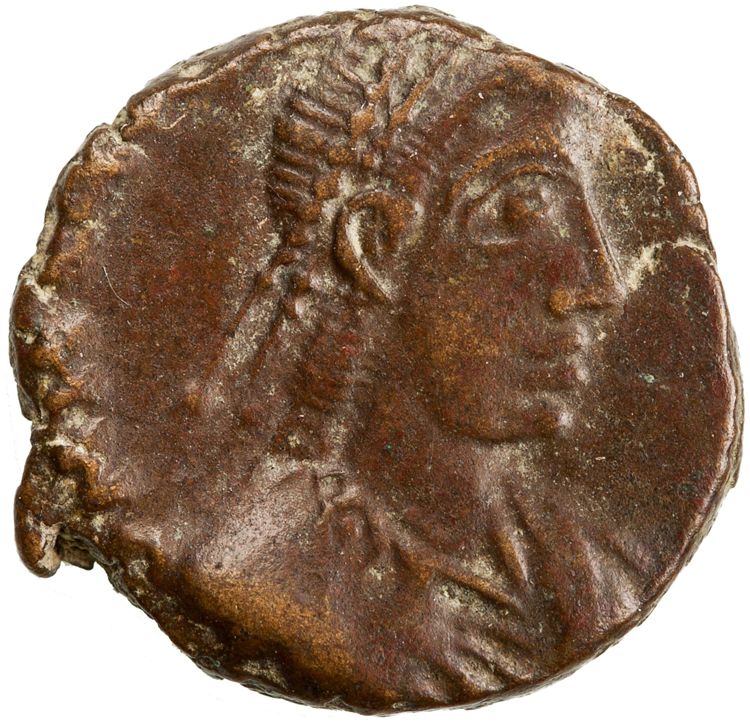 obverse RIC X Honorius 1355