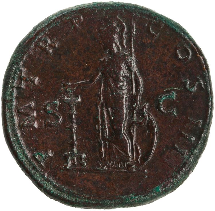 RIC II Hadrian 611B, реверс, American Numismatic Society (ans)