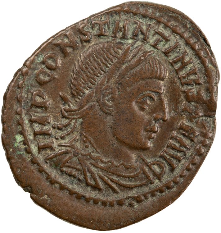 RIC VII Rome 78, obverse, American Numismatic Society (ans)