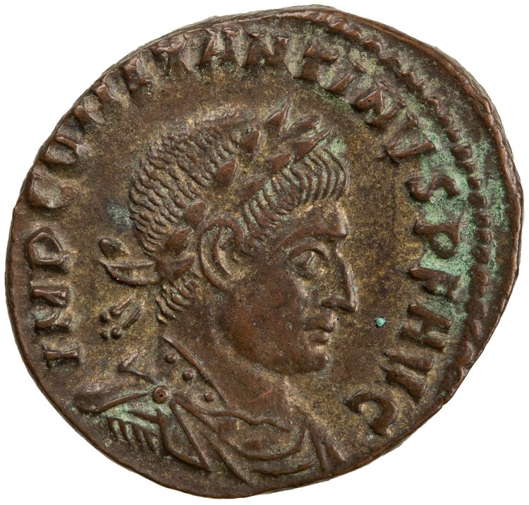 RIC VII Rome 136, obverse, American Numismatic Society (ans)