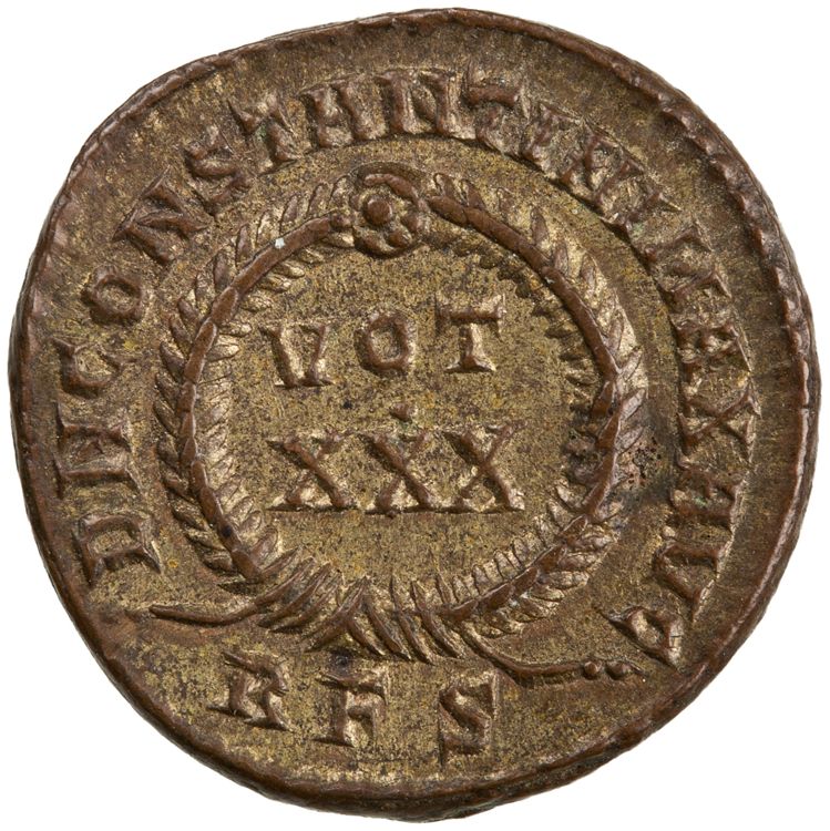 реверс RIC VII Rome 322