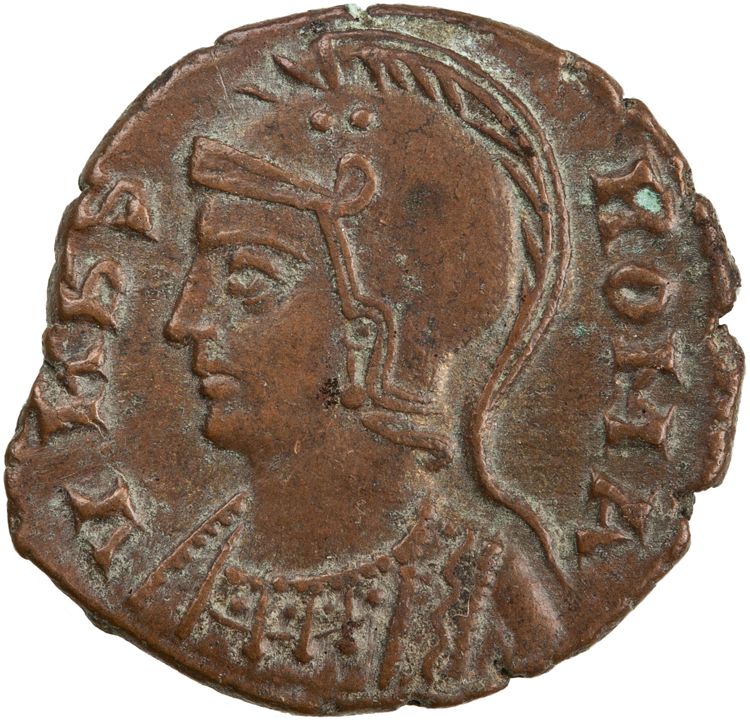 RIC VII Rome 370, аверс, American Numismatic Society (ans)