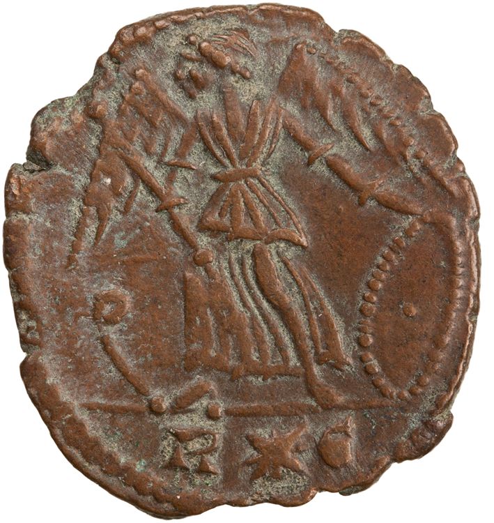 RIC VII Rome 371, реверс, American Numismatic Society (ans)