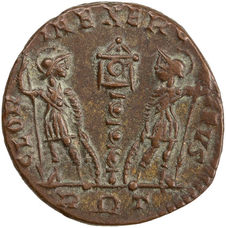 реверс RIC VII Rome 383