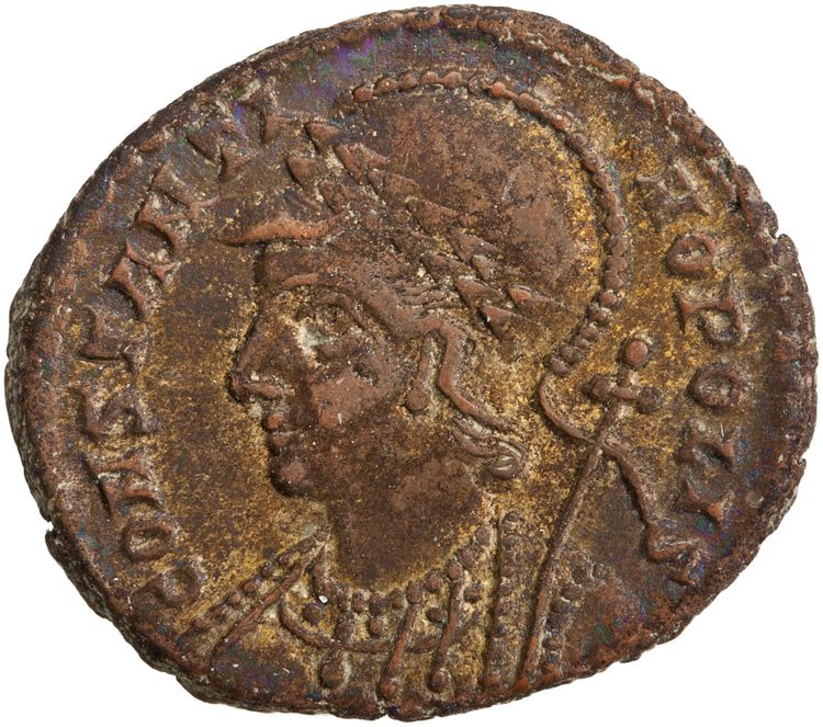 RIC VII Rome 387, аверс, American Numismatic Society (ans)