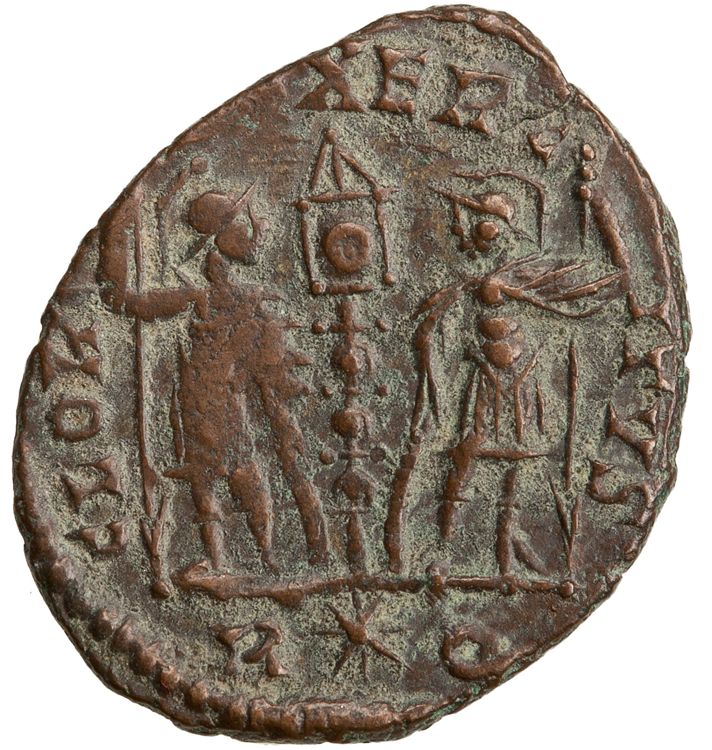RIC VII Rome 395, реверс, American Numismatic Society (ans)