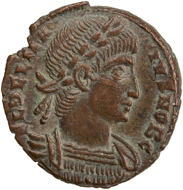 RIC VII Rome 395, аверс, American Numismatic Society (ans)