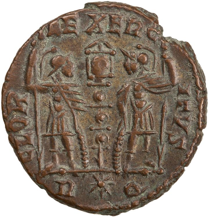 RIC VII Rome 395, реверс, American Numismatic Society (ans)