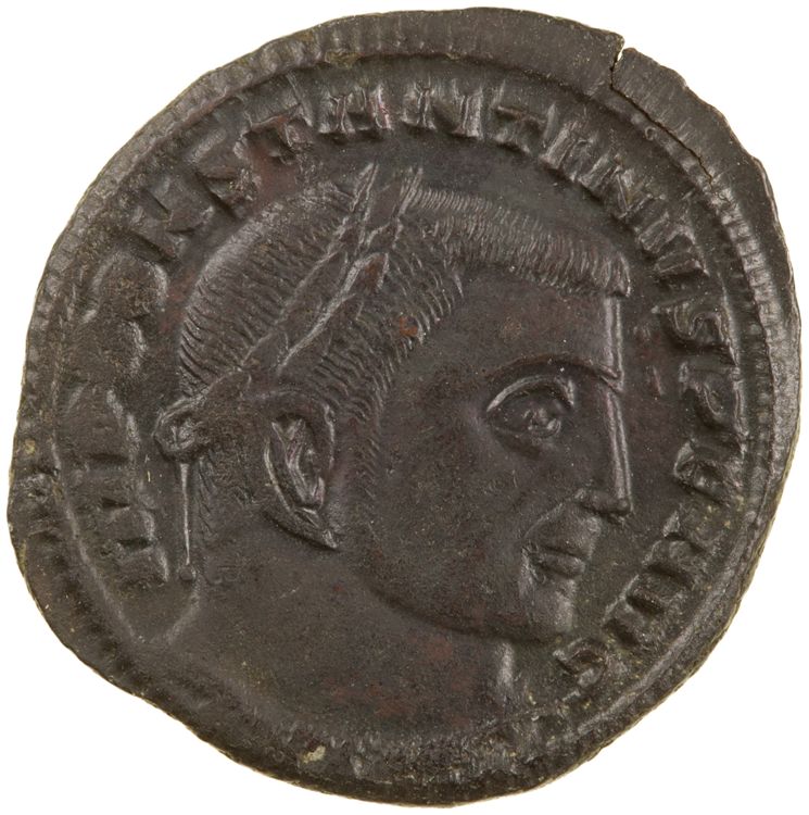 RIC VII Siscia 5, аверс, American Numismatic Society (ans)