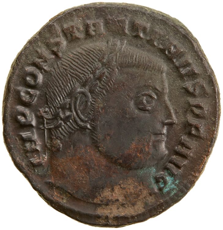 RIC VII Siscia 5, аверс, American Numismatic Society (ans)