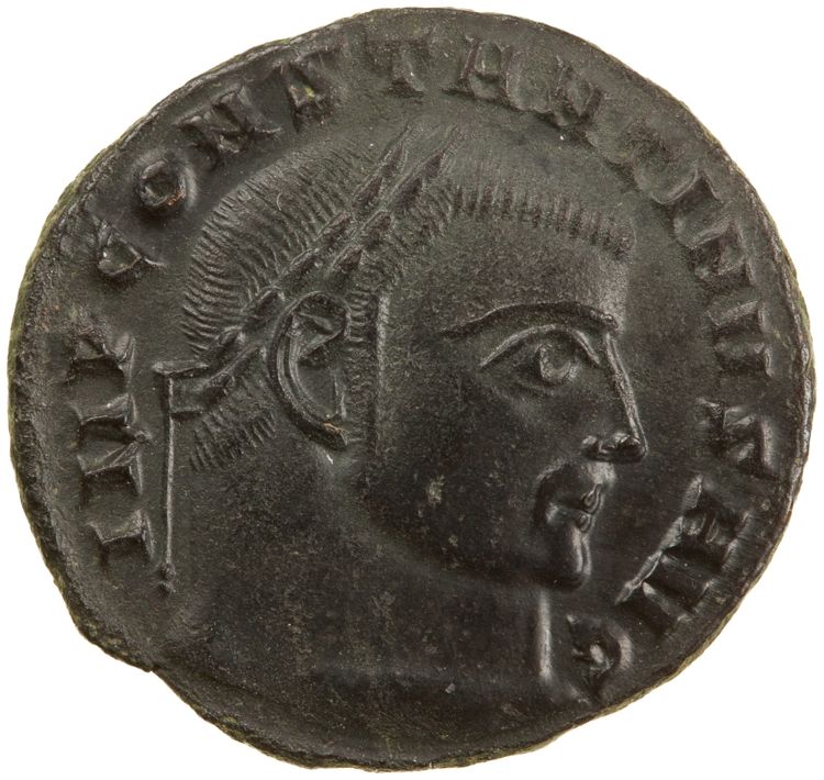 RIC VII Siscia 7, аверс, American Numismatic Society (ans)