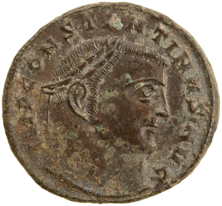 RIC VII Siscia 7, аверс, American Numismatic Society (ans)