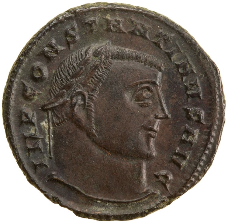 RIC VII Siscia 7, аверс, American Numismatic Society (ans)