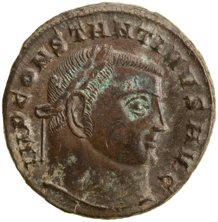 RIC VII Siscia 7, аверс, American Numismatic Society (ans)