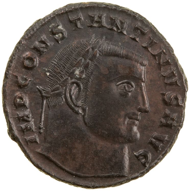 RIC VII Siscia 7, аверс, American Numismatic Society (ans)