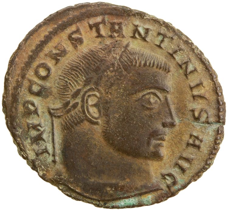 RIC VII Siscia 7, аверс, American Numismatic Society (ans)