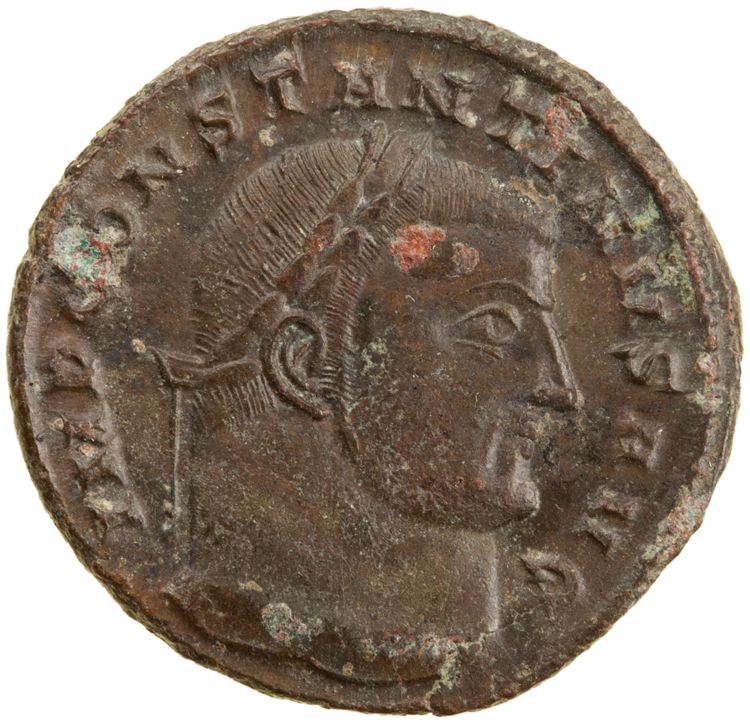 RIC VII Siscia 7, аверс, American Numismatic Society (ans)