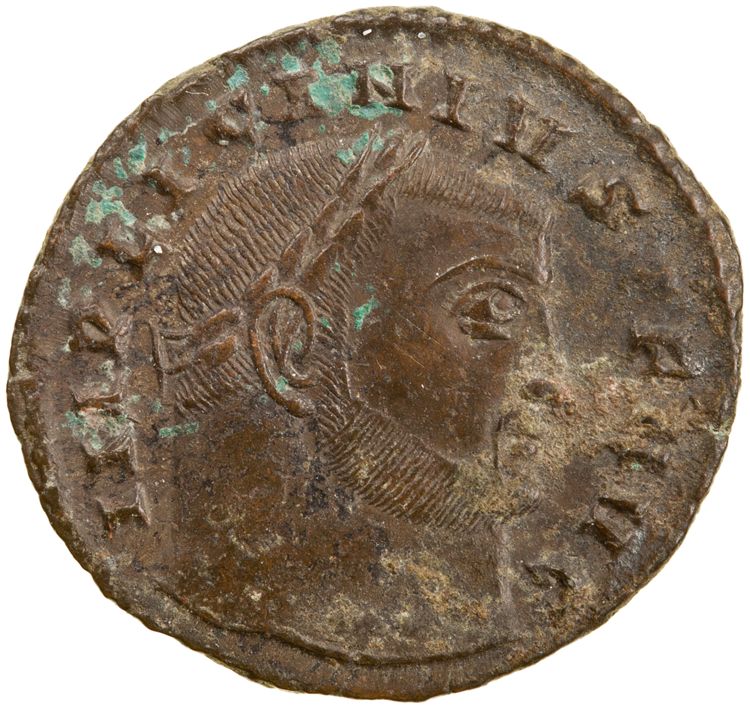 RIC VII Siscia 11, аверс, American Numismatic Society (ans)