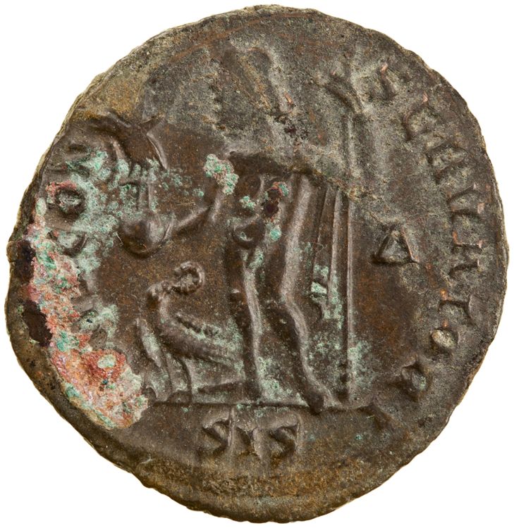 RIC VII Siscia 11, реверс, American Numismatic Society (ans)