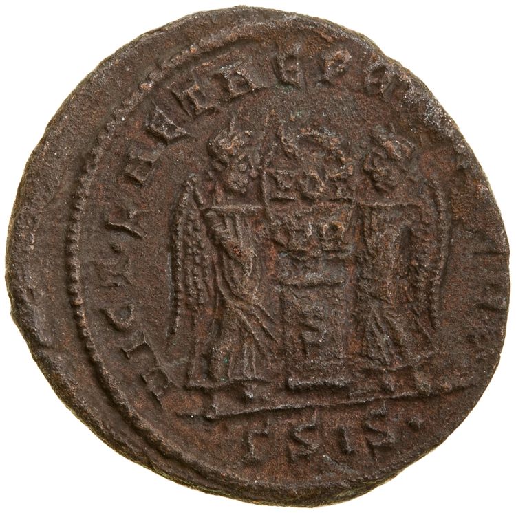 RIC VII Siscia 100, реверс, American Numismatic Society (ans)