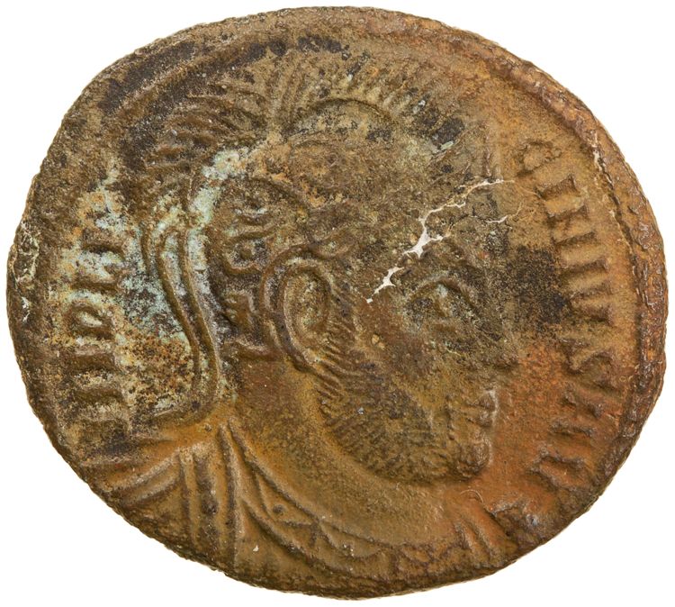 RIC VII Siscia 129, аверс, American Numismatic Society (ans)