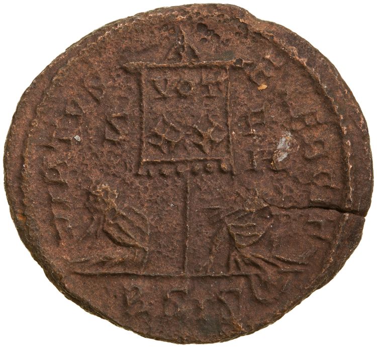 RIC VII Siscia 129, реверс, American Numismatic Society (ans)