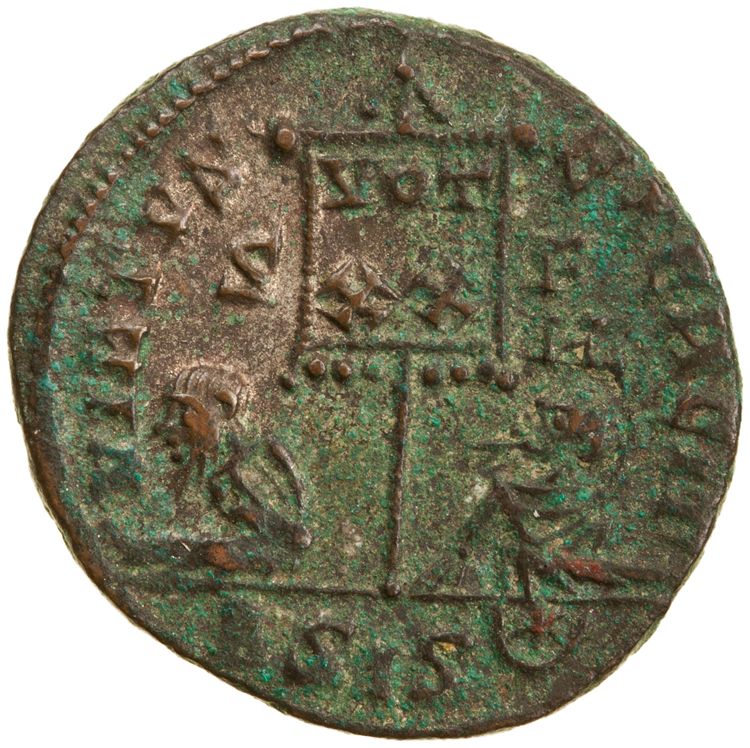 RIC VII Siscia 129, реверс, American Numismatic Society (ans)