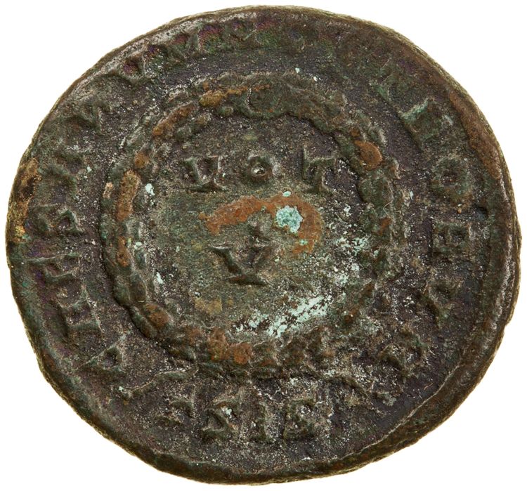 RIC VII Siscia 153, реверс, American Numismatic Society (ans)
