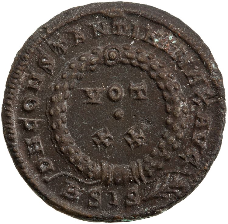 RIC VII Siscia 174, реверс, American Numismatic Society (ans)