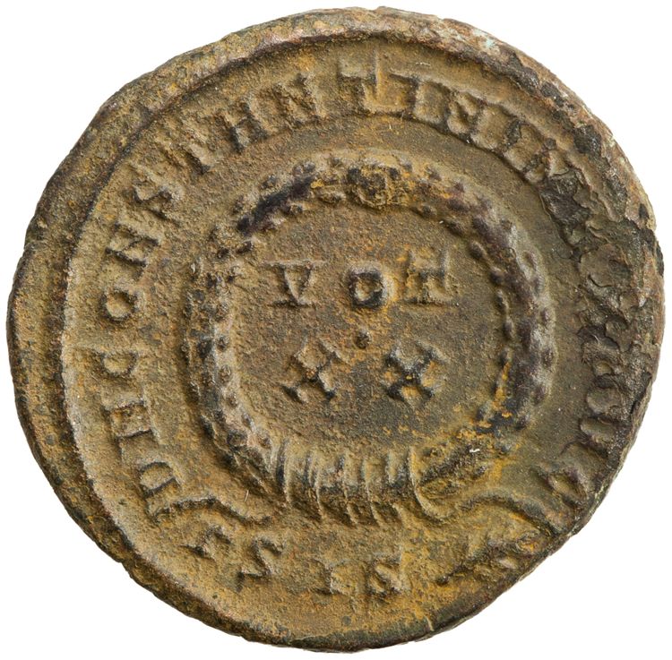 RIC VII Siscia 174, реверс, American Numismatic Society (ans)