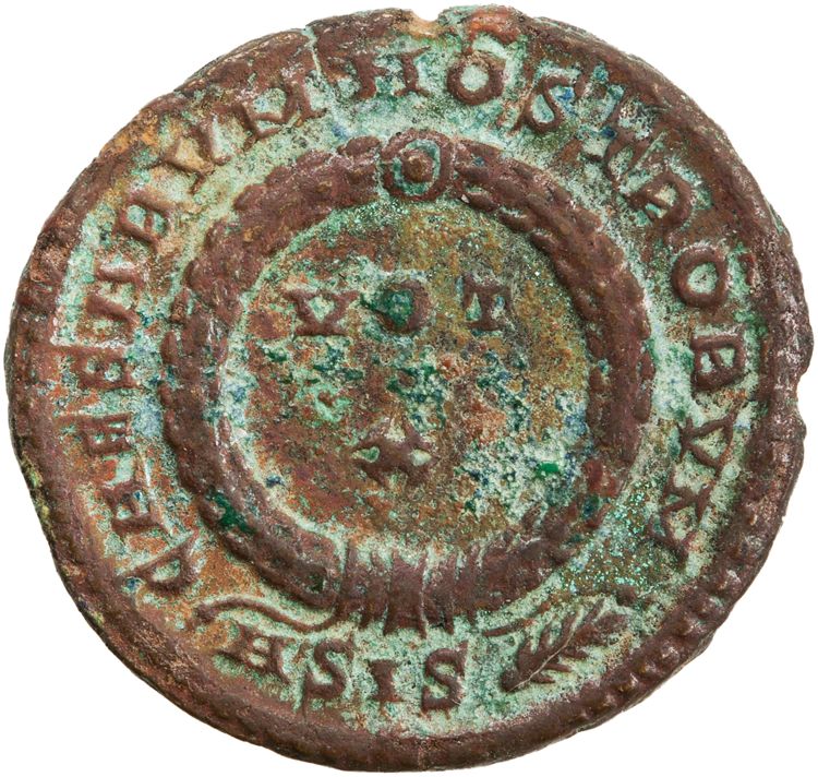RIC VII Siscia 175, реверс, American Numismatic Society (ans)