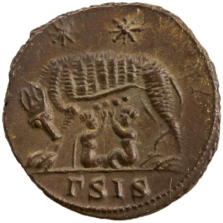 RIC VII Siscia 222, реверс, American Numismatic Society (ans)