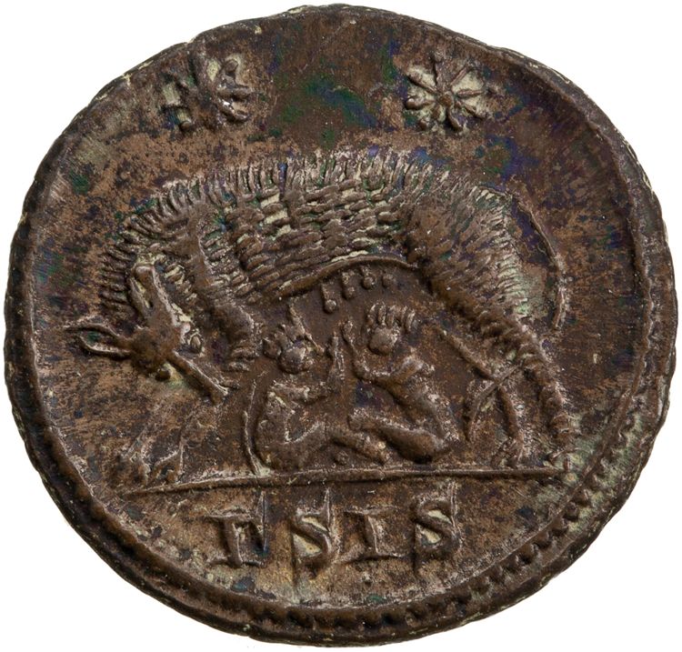 RIC VII Siscia 222, реверс, American Numismatic Society (ans)