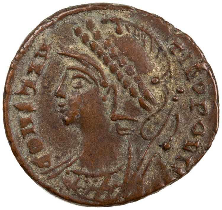 RIC VIII Alexandria 27, аверс, American Numismatic Society (ans)