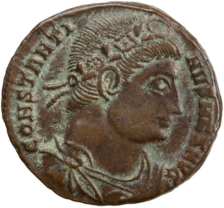RIC VII Siscia 235, аверс, American Numismatic Society (ans)