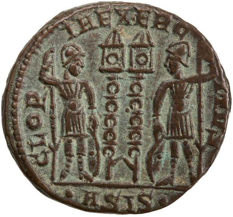 RIC VII Siscia 235, реверс, American Numismatic Society (ans)