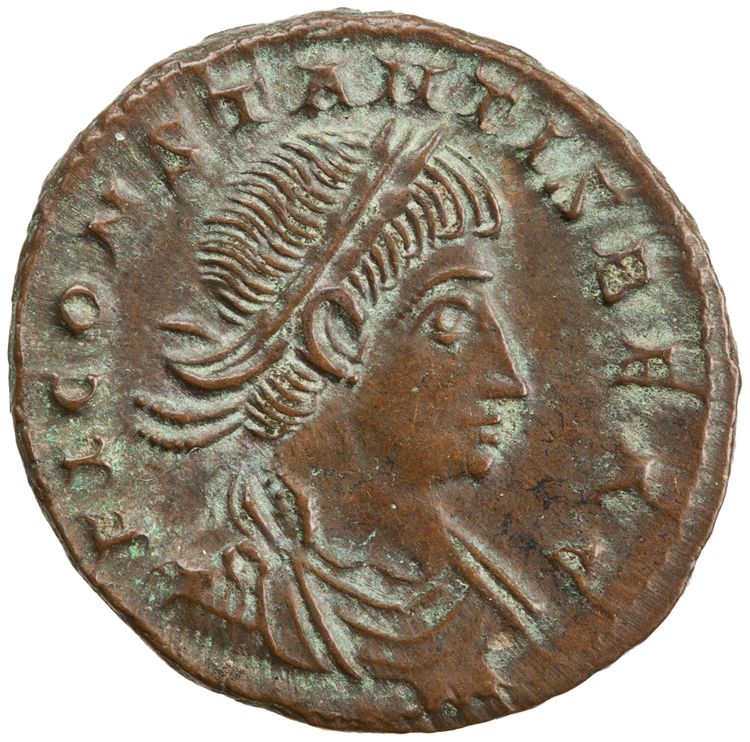 RIC VII Siscia 255, аверс, American Numismatic Society (ans)