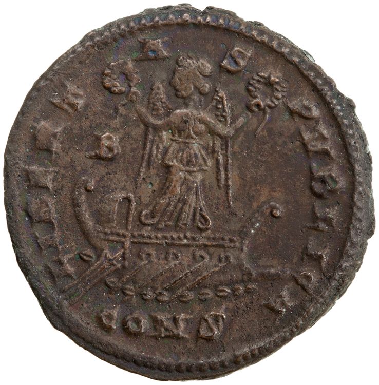 реверс RIC VII Constantinople 25