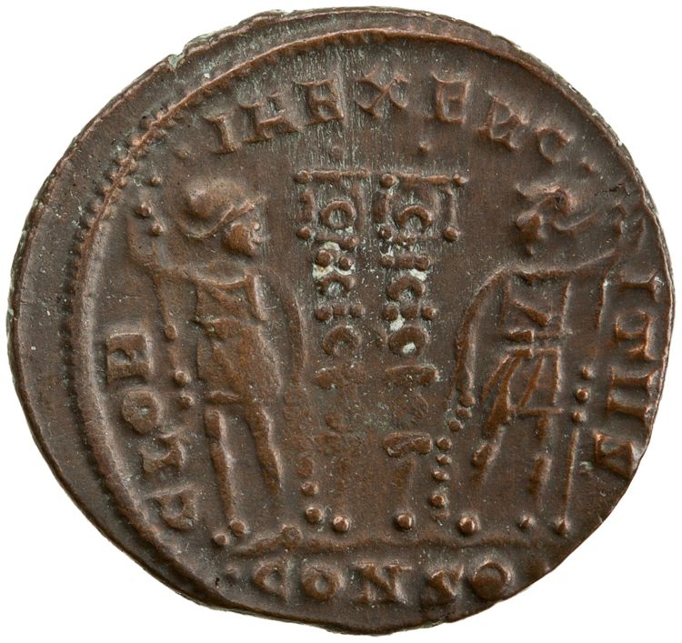 RIC VII Constantinople 81, реверс, American Numismatic Society (ans)