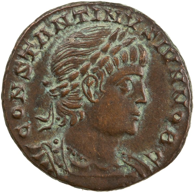 RIC VII Constantinople 81, аверс, American Numismatic Society (ans)