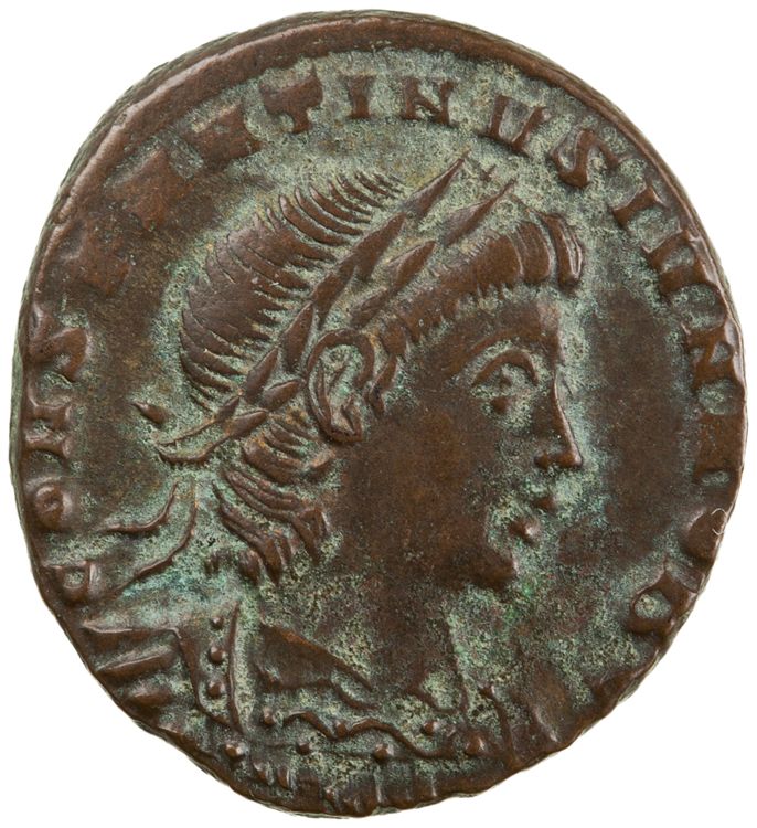 RIC VII Constantinople 138, аверс, American Numismatic Society (ans)