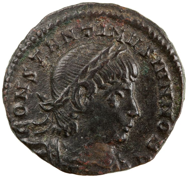 RIC VII Constantinople 138, аверс, American Numismatic Society (ans)